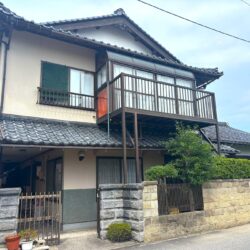 外観です。建物の南側になります。外観